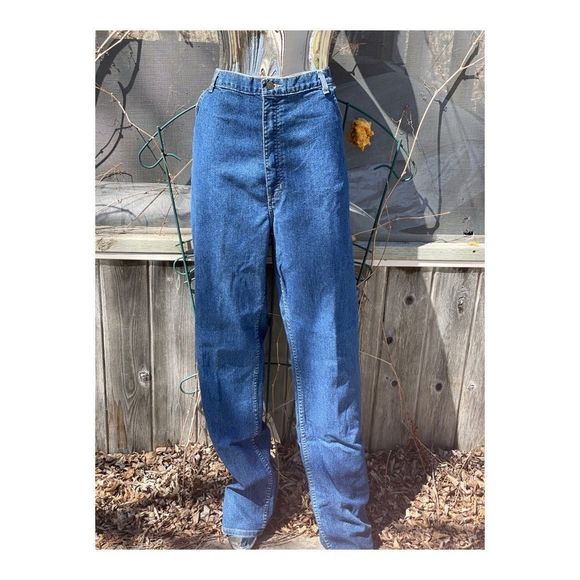 Vintage 70s High Waist Jeans Volup Tall - Picture 1 of 11